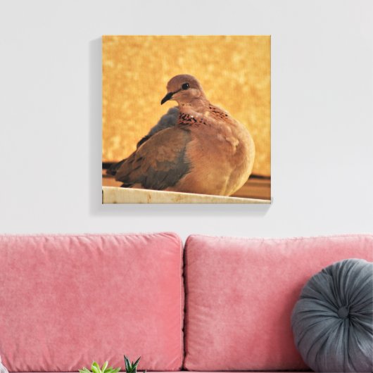 Dove Elegance Canvas Afdruk (Insitu (Woonkamer))