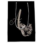 Dove Elegant Monogram Initiaal A Medium Cadeauzakje (Achterkant)