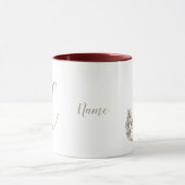 Dove Elegant Monogram Initiaal C Persoonlijk Mok (Midden)