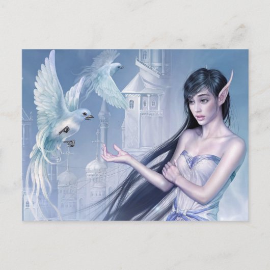 Dove Elf Princess Briefkaart (Voorkant)