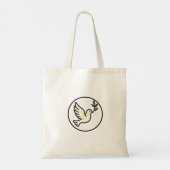 Dove Emblem Tote Bag – Vrede, Eenvoud & Stijl (Achterkant)