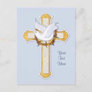 Dove en Cross Briefkaart