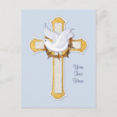 Dove en Cross Briefkaart (Voorkant)