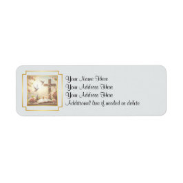 Dove en Cross  Retouradreslabel Etiket