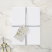Dove en gouden bladeren cadeautags cadeaulabel (Met Touw)