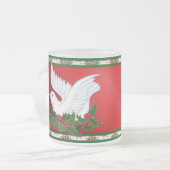 Dove en Holly Matglas Koffiemok (Voorkant links)