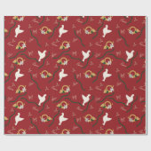 Dove en Horn Cadeaupapier (Vlak)