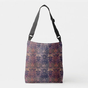  Dove en Roos William Morris Pattern 1879 Crossbody Tas