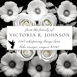 Dove Family Funeral Return Adres Zelfinktende Stempel