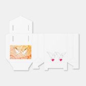 Dove Favor Box Bedankdoosjes (Uitgevouwen)