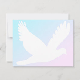 Dove Flat Note Kaart Notitiekaartje