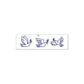 Dove fly for peace zelfinktende stempel (Design)