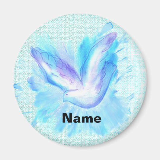 Dove Flying bruiloft magneet (Voorkant)