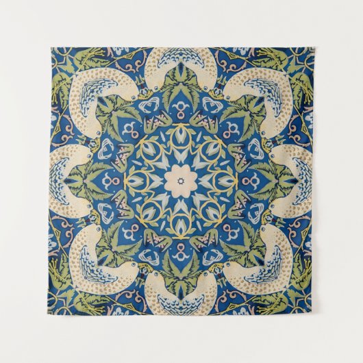 Dove Garden –  Bloemen Wandkleed (Voorkant (horizontaal))