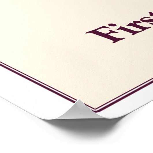 Dove Geschiedenis. Laurent Clerc. (ASL) Poster (Hoek)