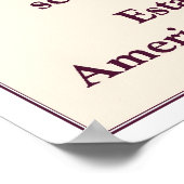 Dove Geschiedenis. Thomas Gallaudet. Poster (Hoek)