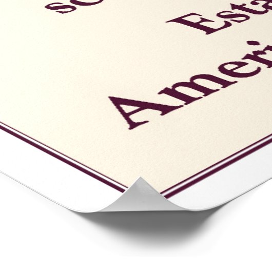 Dove Geschiedenis. Thomas Gallaudet. Poster (Hoek)