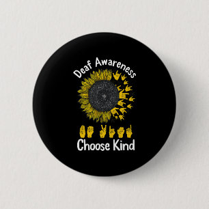 Dove Gezondheidszonnebloem Kies Soort Gele Lint Ronde Button 5,7 Cm