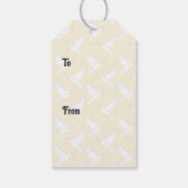 Dove Gift Tag Cadeaulabel (Achterkant)