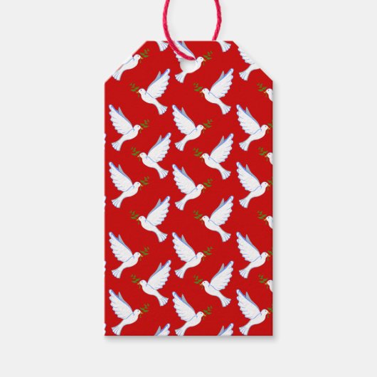 Dove Gift Tag Cadeaulabel (Voorkant)