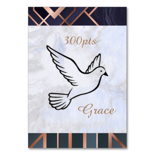 Dove Grace Kaart (Achterkant)