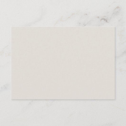 Dove Gray | Chic Minimal Wedding QR-code Informatiekaartje (Achterkant)