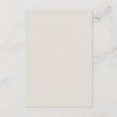 Dove Gray | Chic Minimalistische Wedding Details P Informatiekaartje (Achterkant)