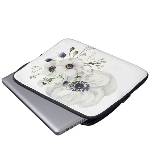 Dove Gray Phantasy Laptop Sleeve (Voorkant onderkant)