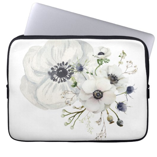 Dove Gray Phantasy Laptop Sleeve (Voorkant)