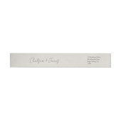 Dove Gray | Script Welcome Wedding Address (Individueel)