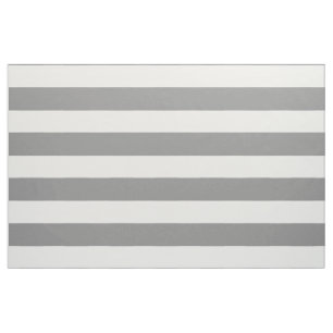 Dove Grey and White Stripes Stof