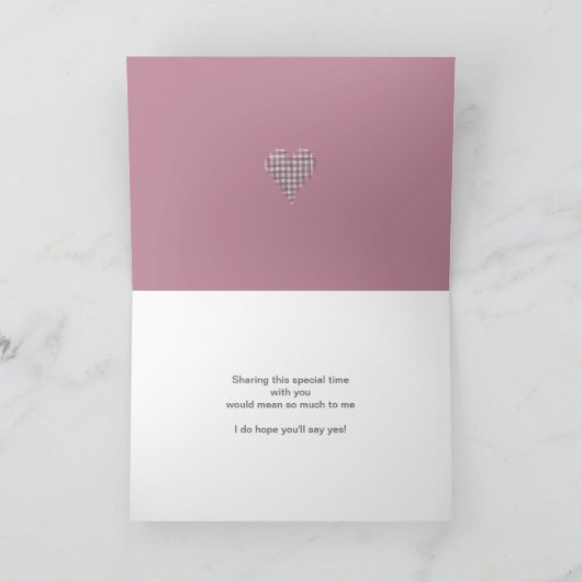 Dove Grey en Pink zijn mijn matron van eer (Binnen)