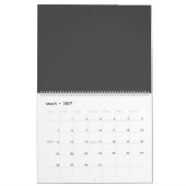 Dove Grey, Flint, Friar Grey, Kalender (Mar 2027)