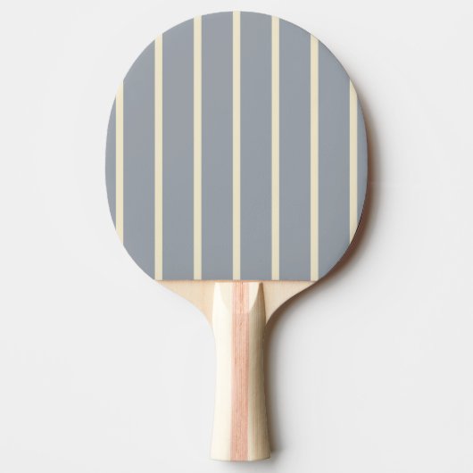 Dove Grey Striping en Solid Ping Pong Paddle Tafeltennisbatje (Voorkant)