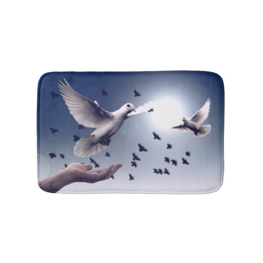 Dove Hand Trust Badmat (Voorkant)
