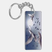 Dove Hand Trust Sleutelhanger (Voorkant Links)