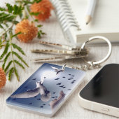 Dove Hand Trust Sleutelhanger (Voorkant Rechts)