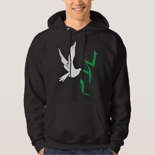Dove houdt het woord salamvrede in de Arabische we Hoodie