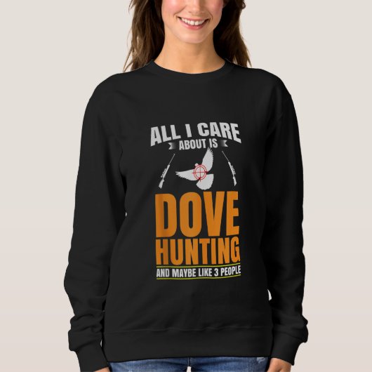 Dove Hunter Hobby Pistool Wildlife Trui (Voorkant)