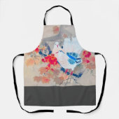 Dove in Autumn Leaves, Watanabe Seitei Schort (Voorkant)