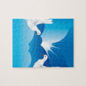 Dove in de Sky 7 Legpuzzel (Horizontaal)