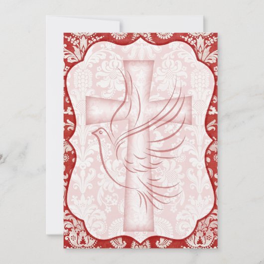 Dove Invitation Kaart (Voorkant)