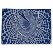 Dove kerstcadeau groot cadeauzakje (Achterkant)