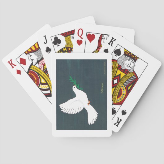 Dove - Kinder kunst voor CHOC Pokerkaarten (Achterkant)