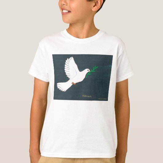 Dove - Kinder kunst voor CHOC T-shirt (Voorkant)