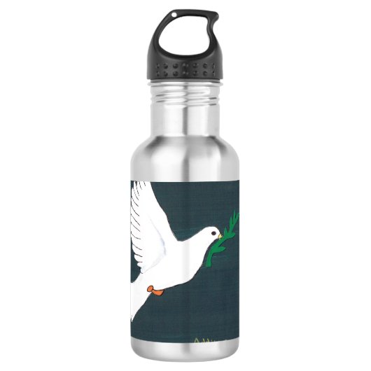 Dove - Kinder kunst voor CHOC Waterfles (Voorkant)