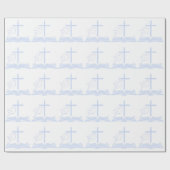 Dove, Kruis en Bijbel Cadeaupapier (Vlak)