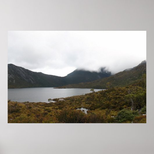 Dove Lake, Cradle Mountain, Tasmanië Poster (Voorkant)