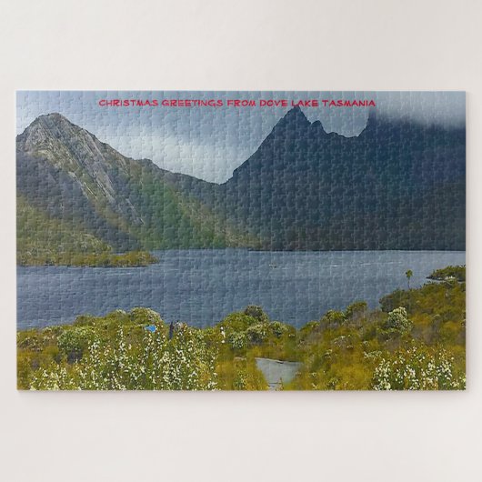 Dove Lake Tasmania Australië Jigzaag Puzzle Legpuzzel (Horizontaal)