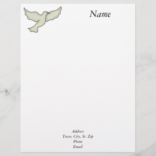 Dove Letterhead Briefhoofd (Voorkant)